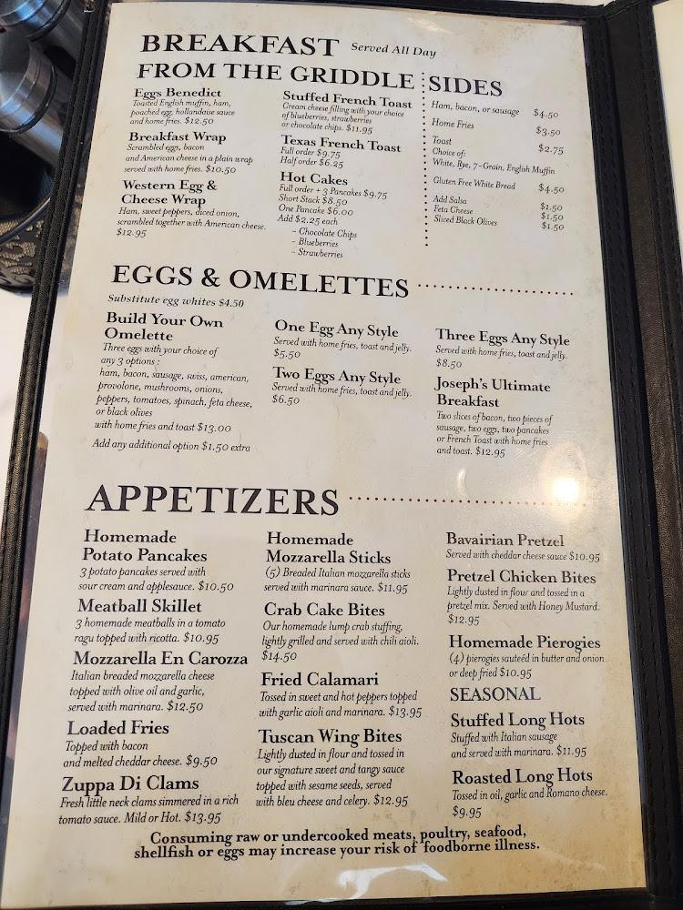 Joseph's Restaurants Lobster Ravioli